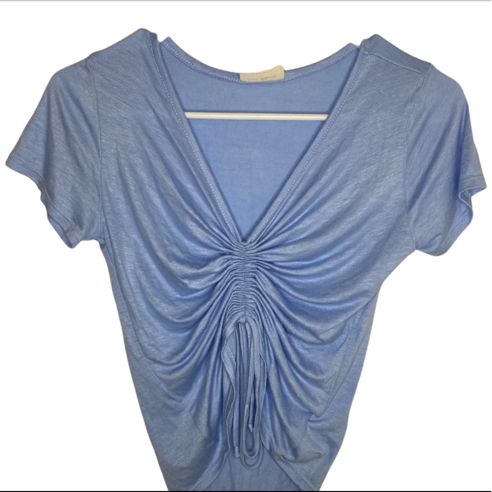 Baby Blue Crop Top